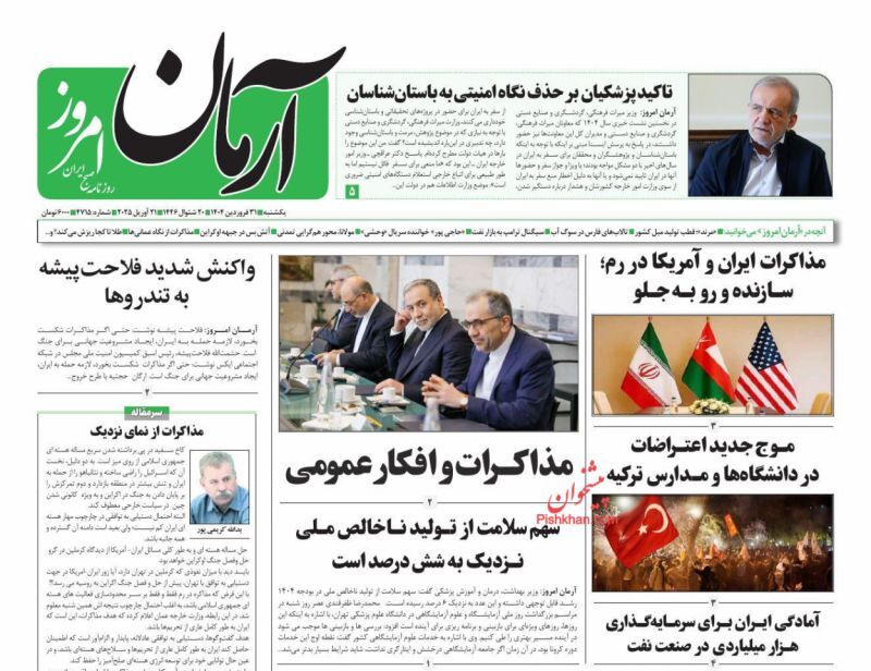آرمان امروز