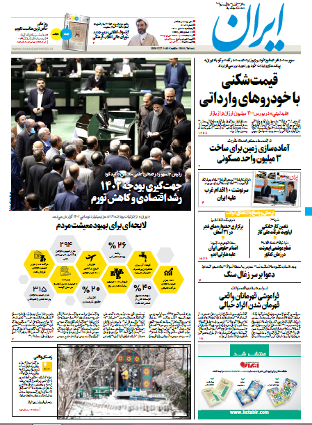 صفحه نخست روزنامهها صفحه نخست روزنامهها