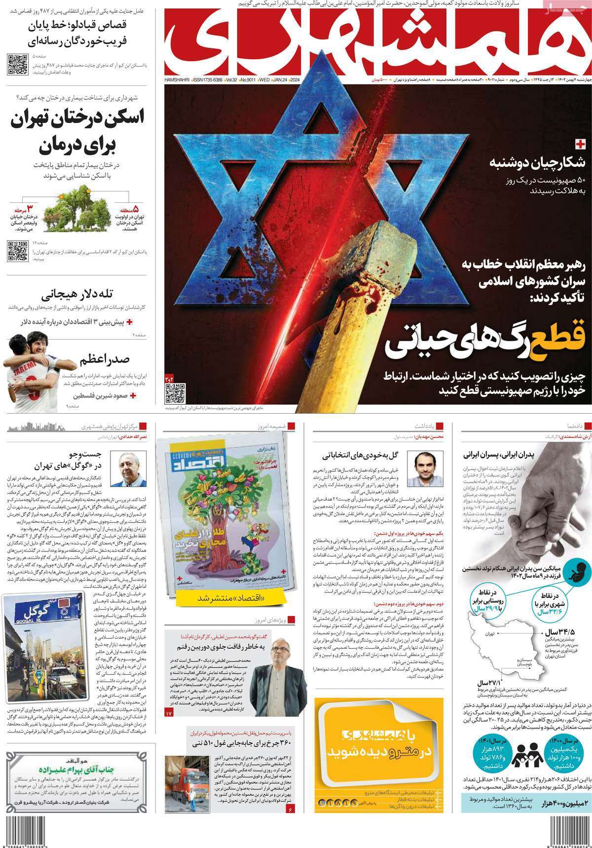 روزنامه همشهری